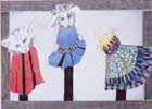 Die glücklichen Tiere - 42 x 58 - Buntstift, Faserschreiber - 1988 (verkauft)